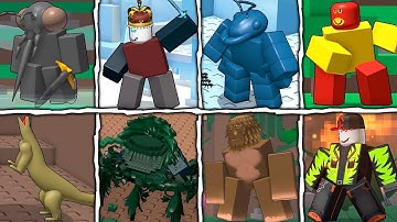 Block Tales: Chapter 1 and 2 - ALL BOSSES - Roblox