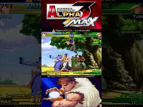 Ryu UNLEASHED in Street Fighter Alpha 3 Max