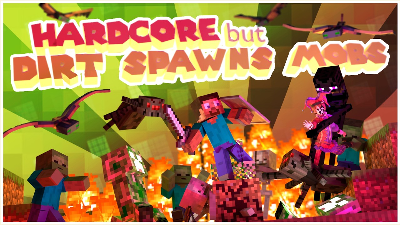 I Modded Minecraft so that DIRT SPAWNS MOBS!