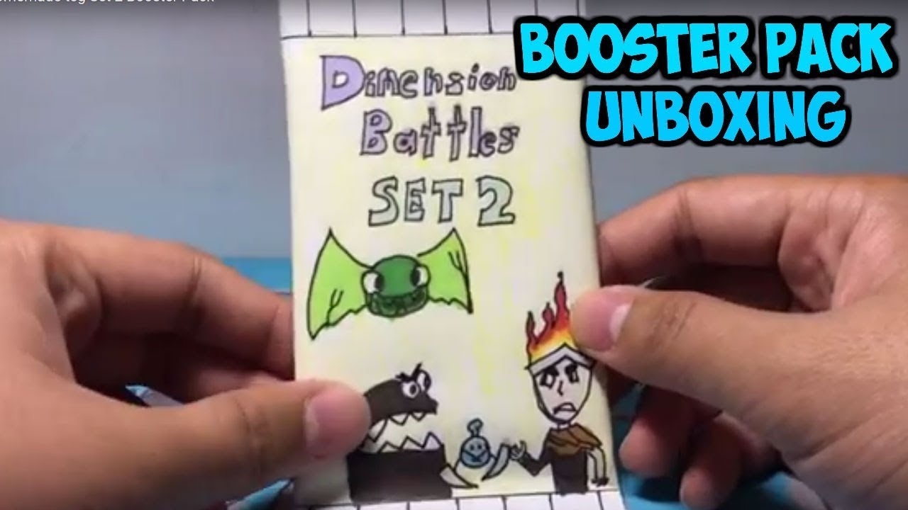Homemade tcg Set 2 Booster Pack YouTube