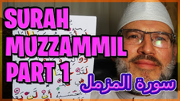 Surah Al-Muzzammil 73 PART 1 | سورة المزمل | Сурат Альмузамиль | सूरत अलमुज़मिली | One to One Quran