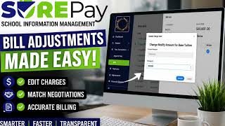 How to Adjust Student Bills in SurePay SIMS | Complete Tutorial