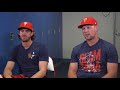 Young fan interviews Rhys Hoskins and Aaron Nola