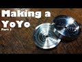 (1/2) Making a Custom YoYo on the Mini Lathe - the aluminum sides