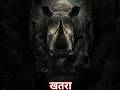 भूलकर भी इसके सामने मत आना! ⚠️ गेंडा: जंगल का 'ज़िंदा टैंक' | #Anand_Visuals #Viral #Shorts
