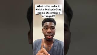 Multiple-Step Income Statement Arrangement Order #accounting #business #education