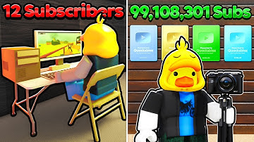 I Became a FAMOUS YOUTUBER and Made BILLIONS in Roblox YouTuber Simulator Tycoon!