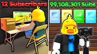 I Became a FAMOUS YOUTUBER and Made BILLIONS in Roblox YouTuber Simulator Tycoon! screenshot 3