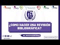 ¿Como hacer una revisión Bibliográfica ? Dra. María Fernanda Alves