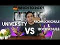 Technical university uni vs fachhochschule fh  hochschule which is better to study in germany