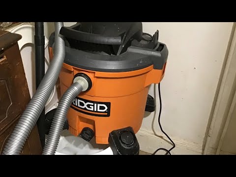 RIDGID WD1270 WET/DRY VAC SUCKS UP 