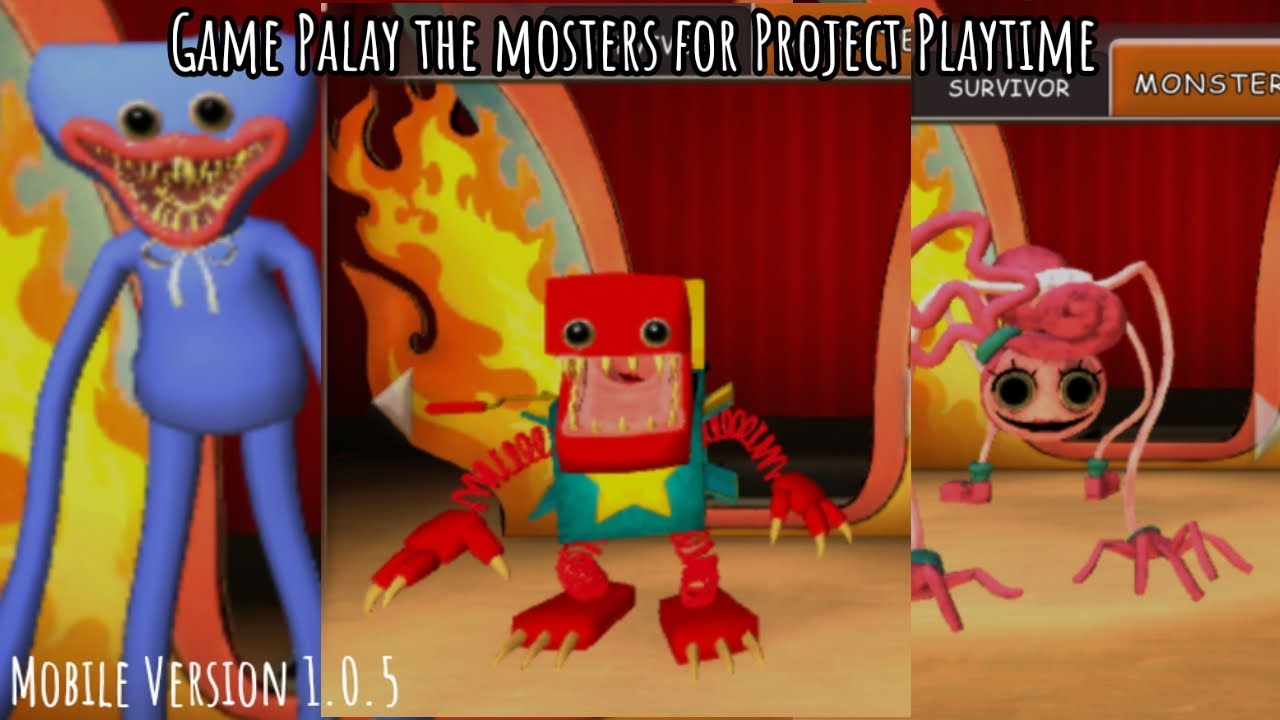 Game Play The mosters of Project Playtime (mobile)