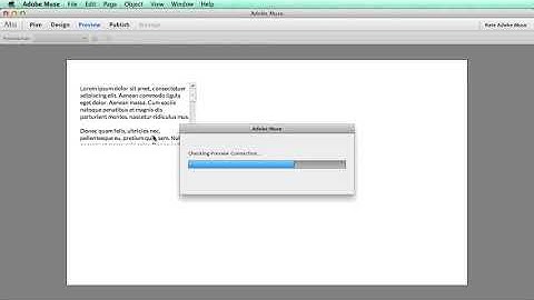 Using the Adobe Muse Text Scroll widget