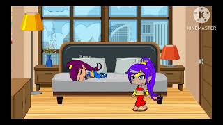 Shantae Tucks Her Daughter Shanny With The Blanket Gives Her Kiss And Sleeps With Her