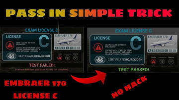 || AIRLINE COMMANDER || HOW TO CLEAR EMBRAER 170 - LICENSE "C"