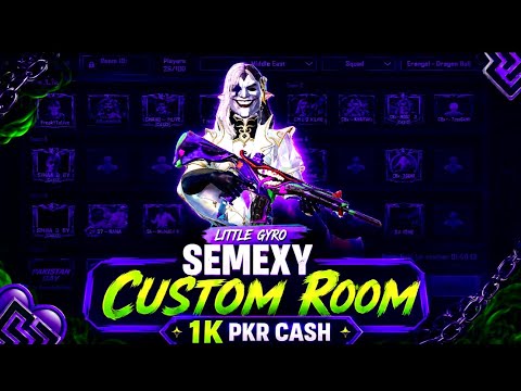 PLAYING 1K PKR CASH ROOM WITH SQUAD (LittleGYROpubgm) 😈