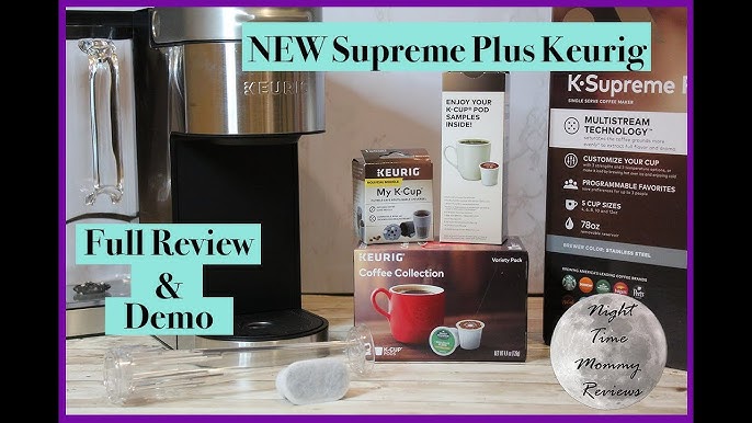 Keurig K-Supreme Plus Special Edition Single Serve Coffee Maker, with 18  K-Cup Pods