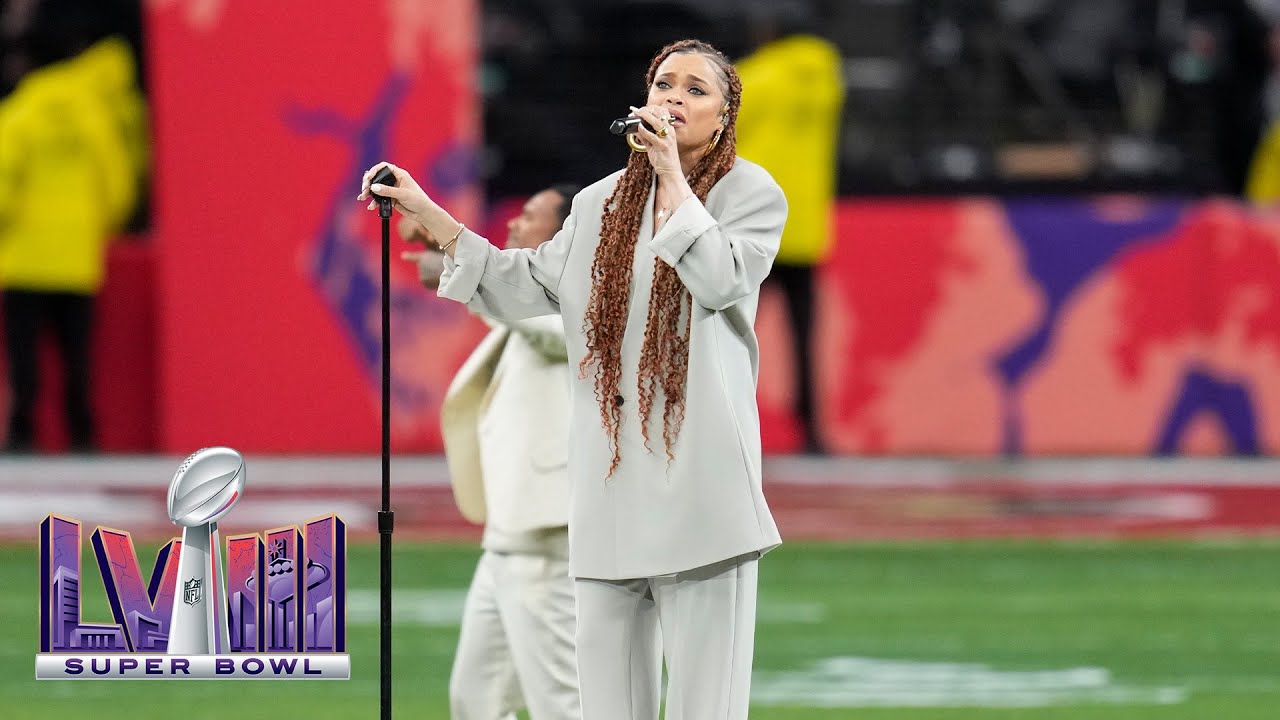 Andra Day Sings Lift Every Voice and Sing At 2024 Super Bowl: Watch