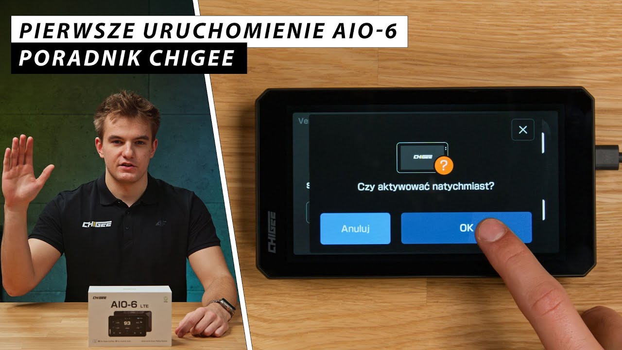 Pierwsze uruchomienie AIO-6 | Jak aktywować urządzenie