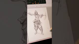 Turning rough sketch into another dimension by Loish #art #drawholic #fyp #drawing #artist #shorts
