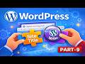 WordPress Site Icon (Favicon) aur Site Title kaise set kare 🔥 | Beginner Tutorial Part-9