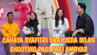 Download lagu CAHAYA SYAFITRI SAAT JEDA IKLAN SHOOTING PAGI PAGI AMBYAR TRANSTV | @TRANSTV @redcarpet83