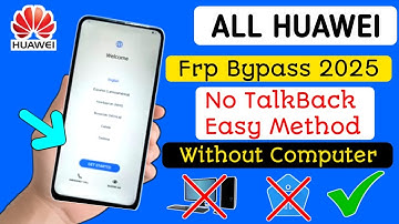 All Huawei FRP Bypass 2025 ✅All Huawei Frp Bypass/Google Account Remove 2025 | Working 10000%