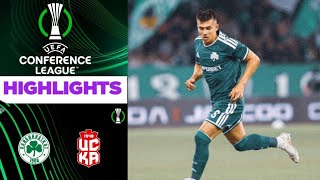 Panathinaikos vs CSKA 1948 highlights (1-1) - UEFA Europa Conference League