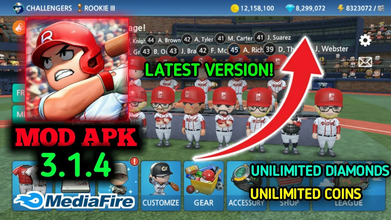 Baseball 9 mod apk 3.1.4🔥Baseball 9 hack mod apk latest version