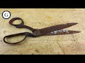 Rusty Japanese Scissor Restoration
