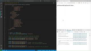 JavaScript getElementsByTagNameNS()
