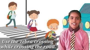 On the road (Road safety rules),Class-3, Sub-English/by-Pratibha Yadav.