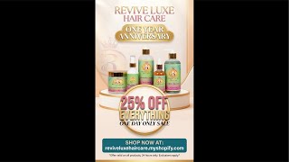 1 Year Later… and We’re Just Getting Started! 🚀 Revive Luxe Hair Care LIVE