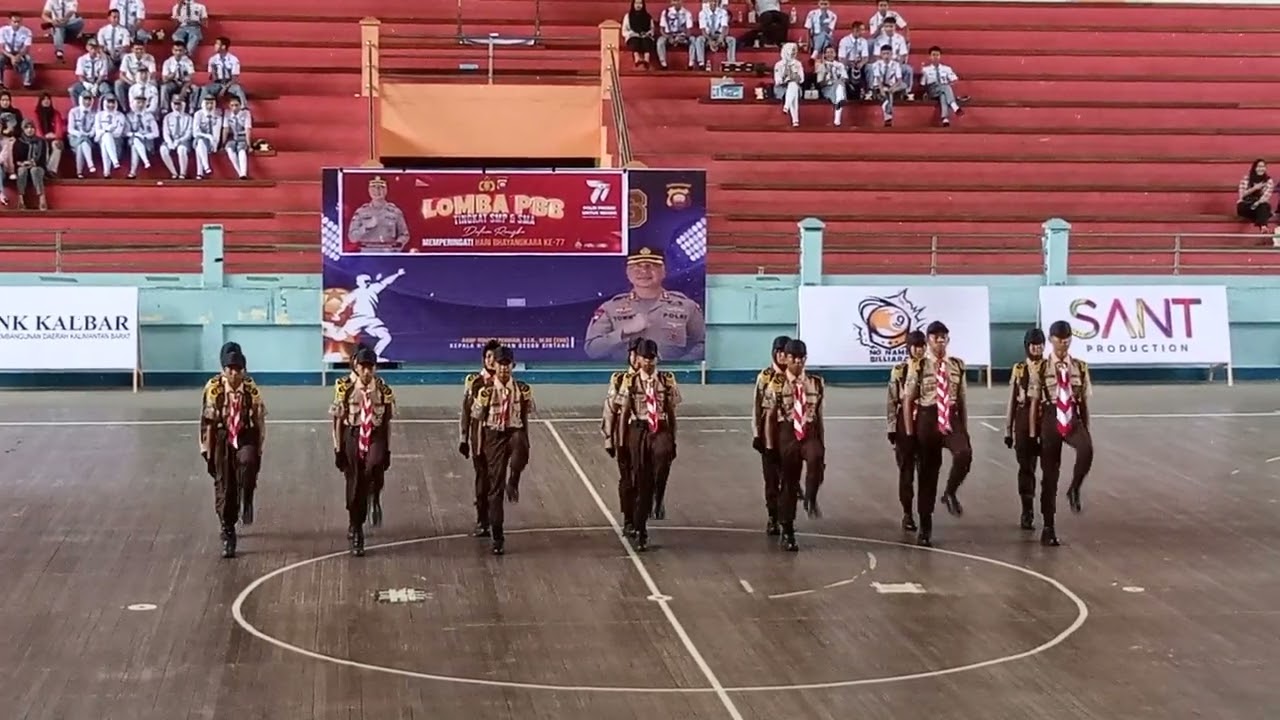 Lomba PBB MTsN Sintang Bhayangkara