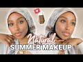 NATURAL SUMMER MAKEUP | Fenty Beauty Eaze Drop Skin Tint Review | Aysha Harun
