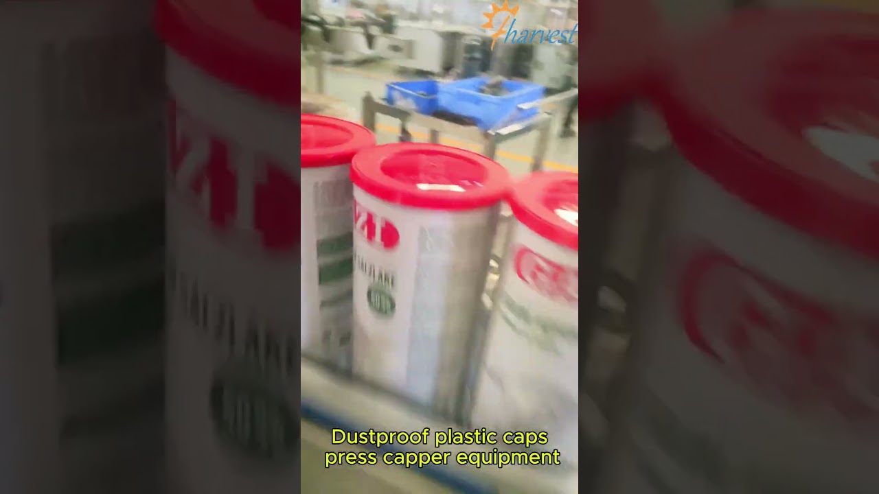 Dustproof plastic caps press capper equipment, Plastic lid capping machine