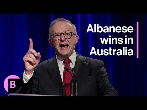 Australian Prime Minister Anthony Albanese Speaks After Winning Second Term