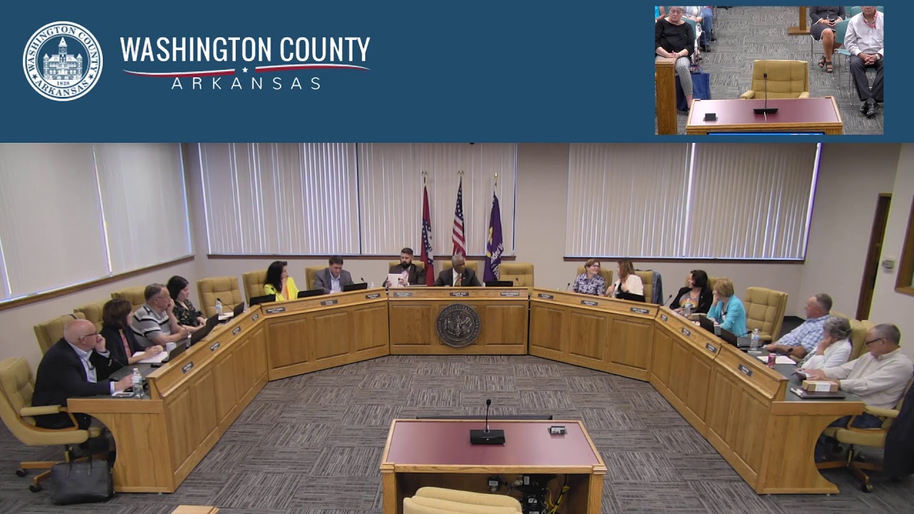 5/16/19 Washington County Arkansas Quorum Court Meeting YouTube