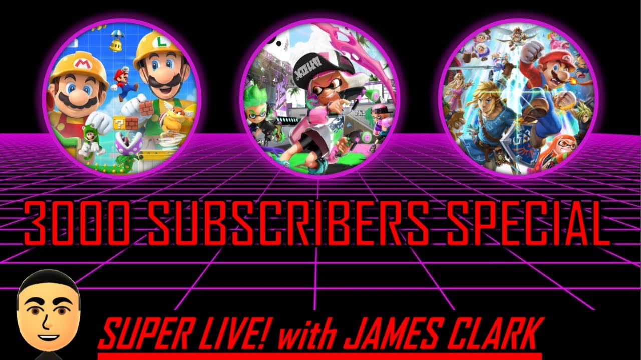 3000 Subscribers Special | Super Live! with James Clark