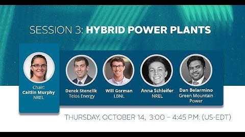 ESIG Fall Workshop: Session 3: Hybrid Power Plants