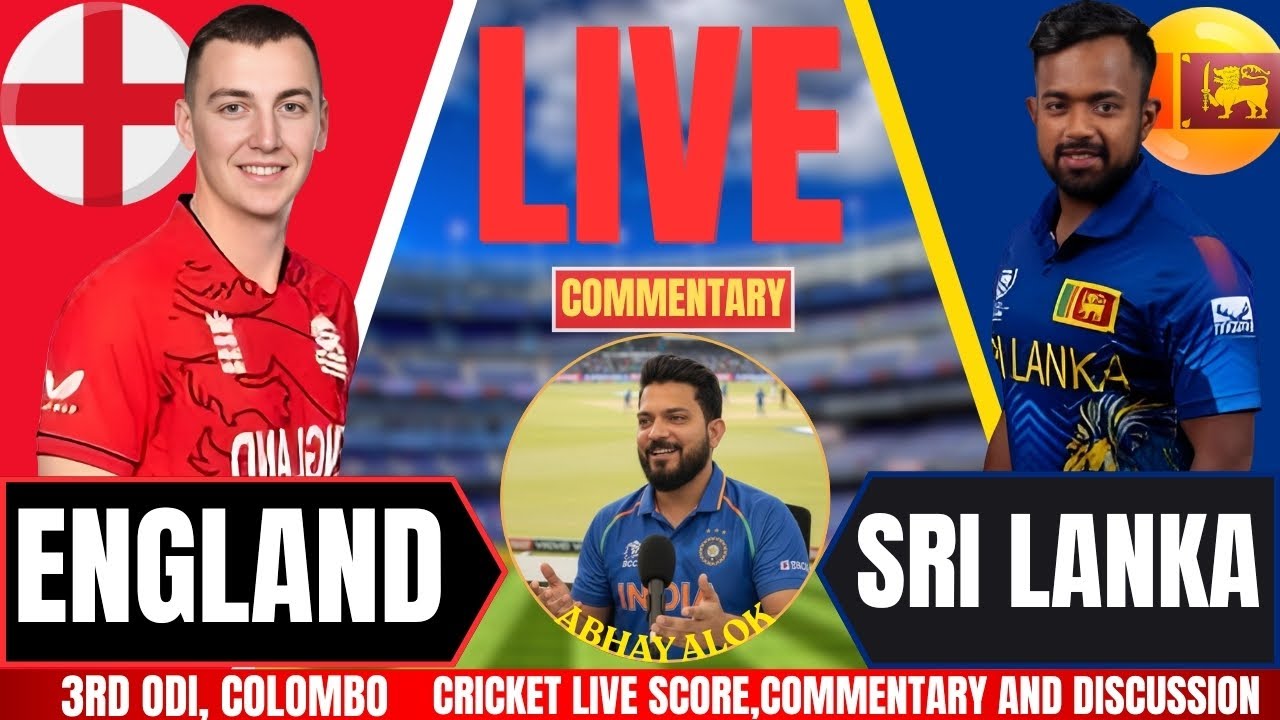 Sri Lanka vs England | 3RD ODI LIVE | Live Cricket Score & Commentary | ENG vs  SL