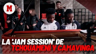 La 'Jam Session' de Tchouaméni y Camavinga: se atreven con el himno del Madrid I MARCA