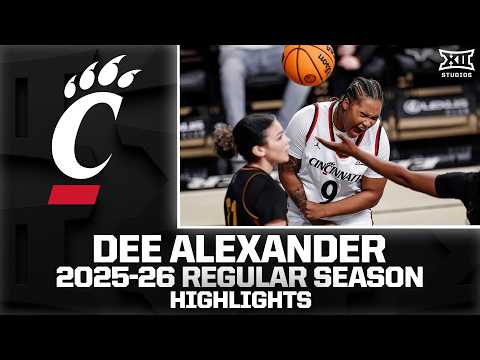 Cincinnati's Dee Alexander Regular Season Highlights | 2025-26 Big 12 Basketball