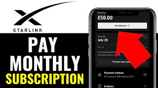 How to Pay Starlink Monthly Subscription 2025 (QUICKLY)