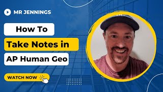 AP Human Geography How to Find the Textbook and How to Take Notes