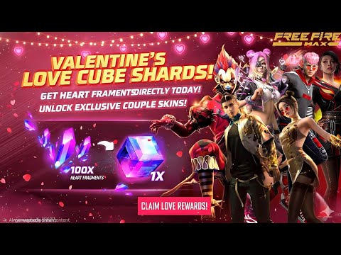 Free Fire: Actualización especial de San Valentín, evento del Cubo Mágico e información detallada sobre futuros eventos