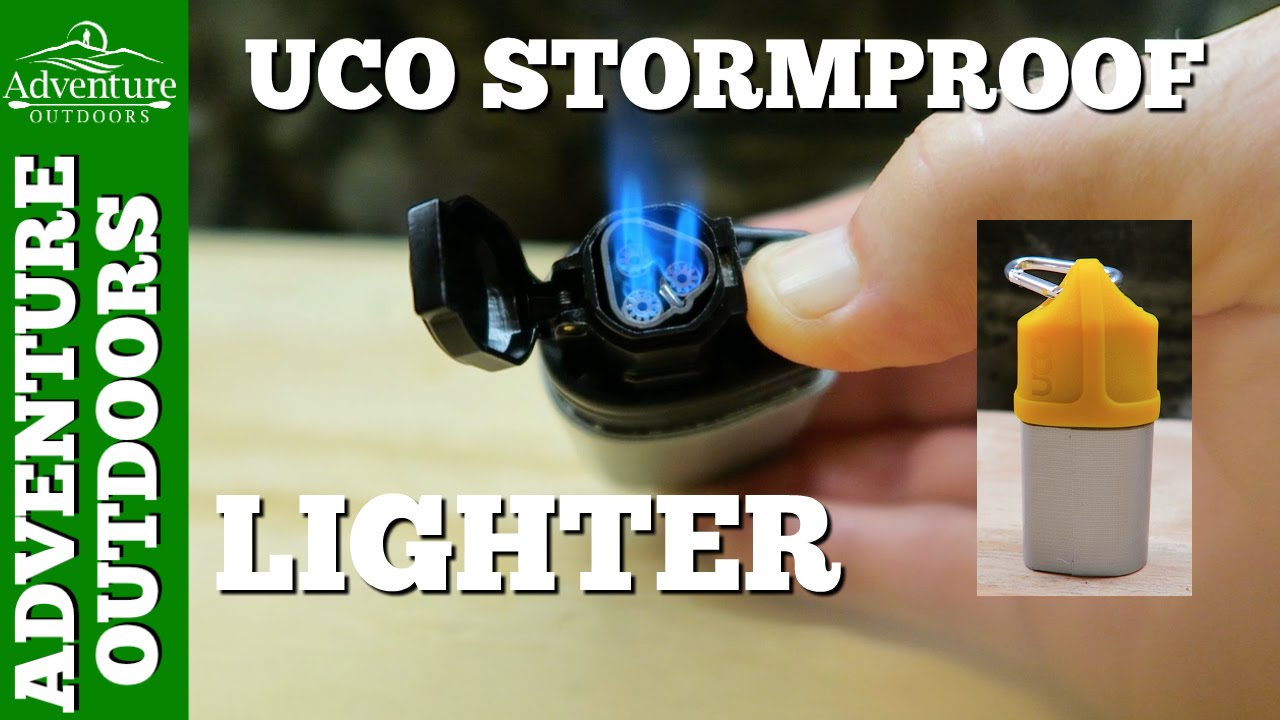 Camping Gear UCO Stormproof Lighter With Duct Tape YouTube