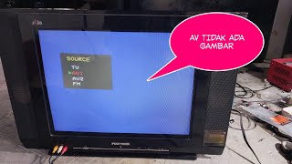 Tv Polytron U Slim Jalur Av Tidak Ada Gambar