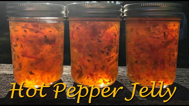 Hot Pepper Jelly with Jalapeno's ~ Water Bath Cann...