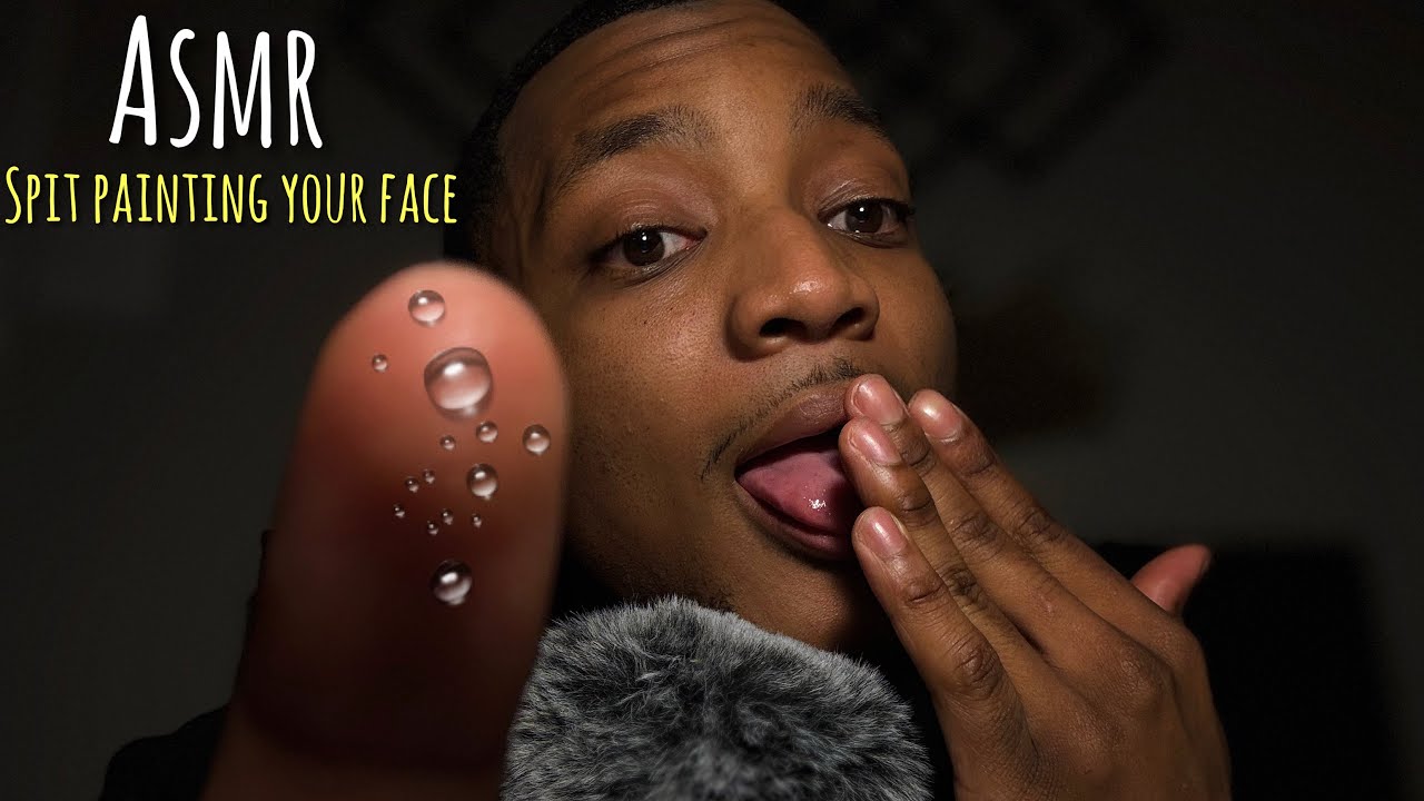 ASMR Spit Painting You 🎨 | Personal attention (INTENSE Mouth Sounds)